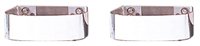 1976-2006 Jeep Wrangler Polished Stainless Steel Bumperettes Bumper Guards Rugged Ridge 11108.01