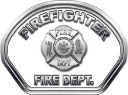 Bumper Stickers, Decals & Magnets  WSCFF049_FIREFIGHTER_WHITE