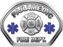 Decals Weston Signs WSCFF049_PARAMEDIC_WHITE