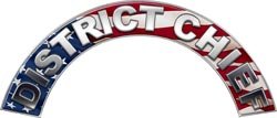 Decals Weston Signs WSCFF050_DISTRICTCHIEF_FLAG