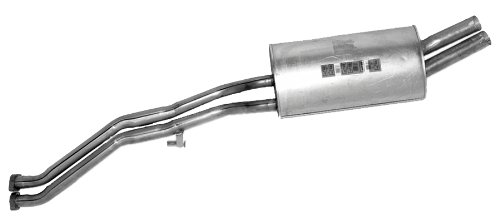 Walker 46748 Quiet-Flow Stainless Steel Muffler Assembly Mufflers Walker 46748