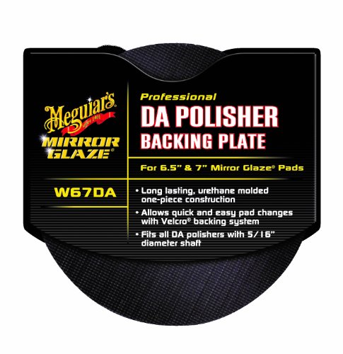 Meguiar's W67DA Mirror Glaze Professional DA Polisher Backing Plate for 6.5 & 7 Mirror Glaze Pads Buffers & Polishing Machine Backing Plates Meguiar's W67DA
