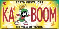 Marvin the Martian KA BOOM License Plate Covers Lpsusa 12060