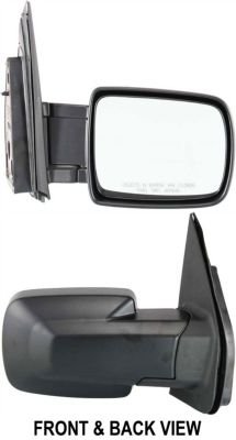 Kool Vue HD44R Mirror Corner mount Type Passenger Side RH Plastic Primered Manual folding Exterior Mirrors Kool Vue HD44R