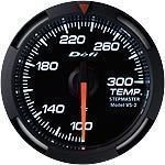 Defi DF06703 Racer Water/Oil Temperature Gauge, White, 52mm Water & Oil Temperature Defi DF06703