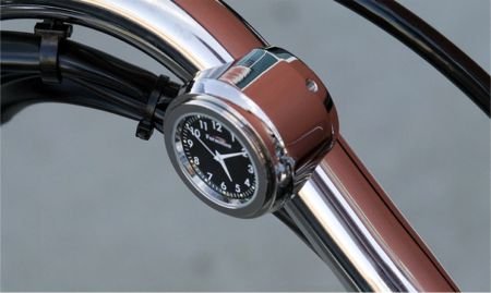 MOTORCYCLE - FORMOTION C-MOUNTS HANDLEBAR MOUNT CLOCK - CHROME - WHITE CLOCK FACE - FITS 1 HANDLEBARS Motorcycle & Powersports Formotion 2212-0155-F