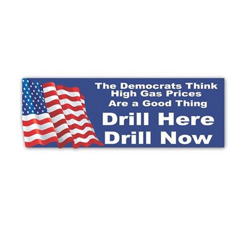 Bumper Stickers Sticker Hog high prices drill now
