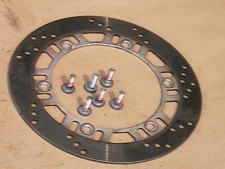 1996 - 2000 Kawasaki EX250: Front Brake Rotor Pads GDL Cycles 12782