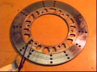 1984 - 1985 Kawasaki KZ 550: Front Brake Rotor Right Braking GDL Cycles 9997