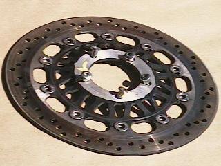 Triumph Daytona 955I: Front Brake Rotor Left Pads GDL Cycles 15055