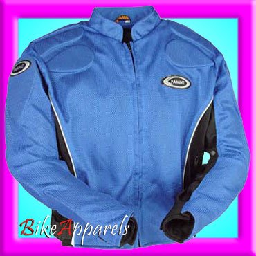 Fm11 AIR Mesh Motorcycle Summer Touring Jacket Blue 50 Racing Apparel FAMMZ 3AB1AA13