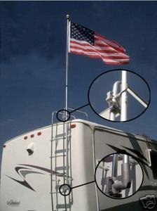 Flag Pole Buddy Complete Polycarbonite Kit Antenna Toppers FlagPole Buddy 106001