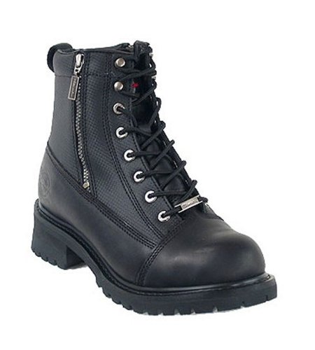Milwaukee Accelerator Leather Biker Boots 9 EEE Shoes Milwaukee Motorcycle Clothing Company MB408-9 EEE