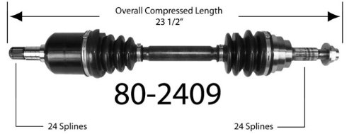 Half-Shaft Assemblies Empi 80-2409