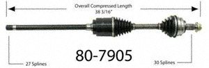 Half-Shaft Assemblies Empi 80-7905