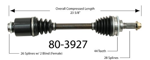 Half-Shaft Assemblies Empi 80-3927