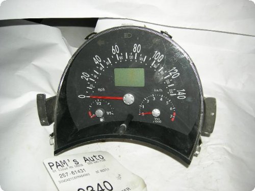 Cluster / Speedometer : BEETLE 01 (cluster), thru VIN 430000, MPH, 2.0L, AT Speedometers Pam's Auto JVw4mlsrHImr0As36qXnw