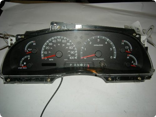 Cluster / Speedometer : FORD F150 PICKUP 99 (cluster), MPH, exc. Lightning; w/tach Speedometers Pam's Auto kvCXOKllwRcWT871oACgw