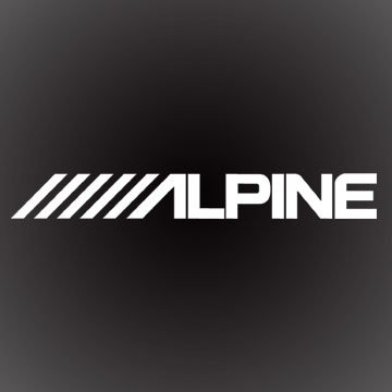 ALPINE DECAL STICKER 6 X 1 Decals Santana sp0053