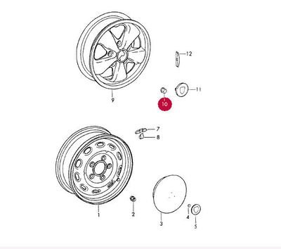 Lug Nuts Genuine 1028AMZ5377