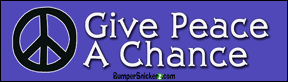 Give Peace A Chance - Refrigerator Magnets 7x2 in Decals BumperSnickerz POL10087_RM.pdf