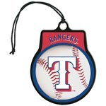 Official MLB Licensed Team Logo Air Freshener Vanilla Scent -Texas Rangers Air Fresheners CS03BRANGERS