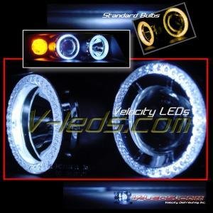 HID WHITE LED BULB KIT HALO ANGEL EYES HEADLIGHT Bulbs HID 194_INV_W_16PCS