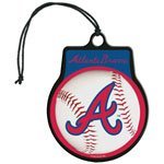 Official MLB Licensed Team Logo Air Freshener Vanilla Scent -Atlanta Braves Air Fresheners CS03BBRAVES