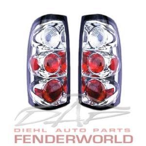 CHEVY SILVERADO 03-06 CHROME EURO/JDM TAIL LIGHTS Headlight Bulbs FW EFX51041