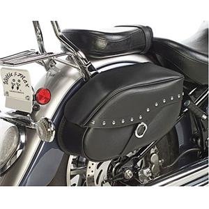 Willie and Max Leather Studded Revolution Throwover Saddlebags Saddle Bags Willie & Max Saddlebags 3501-0375