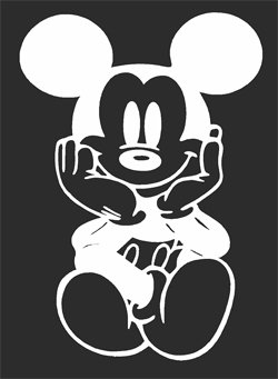 Bumper Stickers  S-Mickey