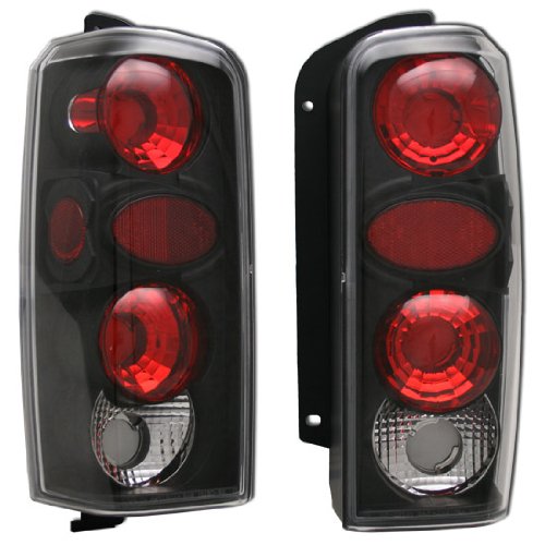 97 98 99 00 01 JEEP CHEROKEE ALTEZZA TAIL LIGHTS BLACK Tail Lights Unknown 7571