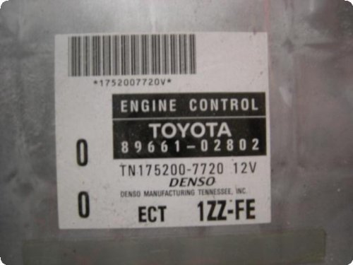 Engine Computer ECU : COROLLA 01-02 Elec Cont Unit (ECU); (behind console), AT, 4 spd ECUs Pam's Auto U3jJXemdjgMbH7xTqzgHQ