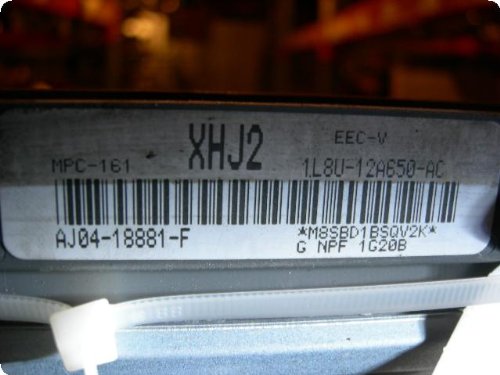 Engine Computer ECU : ESCAPE 01-02 Elec Cont Unit (ECU); (in recess upper center firewall), 3.0L, ID 1L8U-AC ECUs Pam's Auto ctHQz5RpCxZuaLOlnGd3g