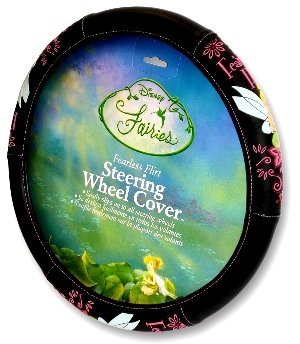 Tinkerbell Fearless Flirt Steering Wheel Cover. Steering Accessories AA SWC+6485