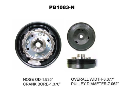 Buick 231 3.8L 1990-92 Harmonic balancer damper Engine Parts PowerBond PB1083-N