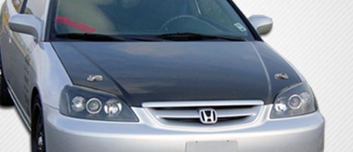 2001-2003 Honda Civic 2 / 4DR Carbon Creations OEM Hood - 1 Piece Body Carbon Creations 100217