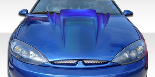 1999-2002 Mercury Cougar Duraflex Spyder 3 Hood - 1 Piece Hoods Duraflex 103784