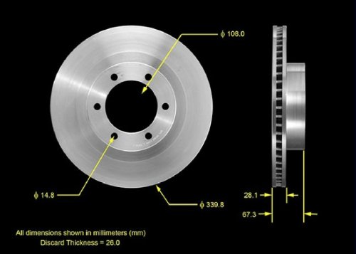 Rotors Bendix PRT5457