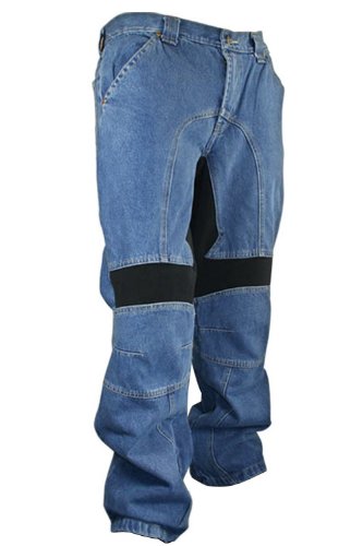 Xelement Mens Classic Fit Denim Motorcycle Racing Pants - 36 Pants & Chaps Xelement 54744