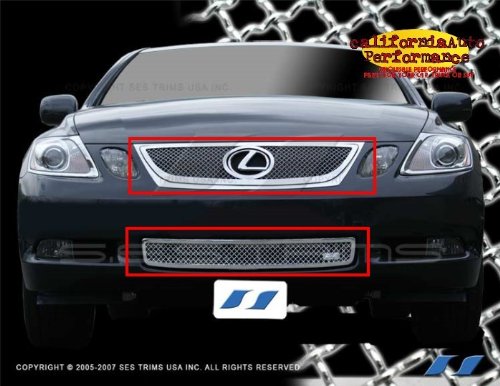 Lexus GS 2006-07 SES Stainless Steel Chrome Mesh Grille Grilles SES Trims MG126A/B