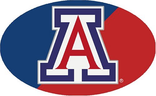Arizona Wildcats Official University Chrome Color Auto Emblem Not Plastic Decal or Sticker Decals Stockdale Technologies Inc. 50440