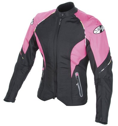 Joe Rocket Luna 2.0 Jacket Ladies Pink/Black X-Large Jackets & Vests Joe Rocket 9061-2905
