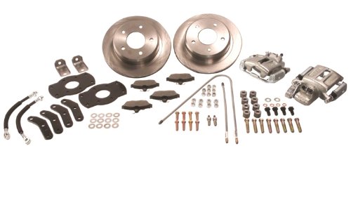 SSBC A161-1BK Rear Drum to Disc Brake Conversion Kit with Black Calipers Brake Kits SSBC A1611BK