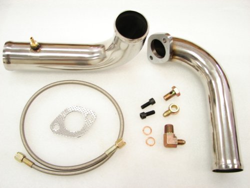 Godpseed J-pipe for USE with OUR 16g and 20g Turbo Charger Turbochargers GodSpeed Project Godpseed J-pipe