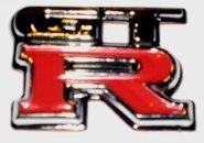 GTR Auto Emblem 3D Chrome Racing Helmets & Accessories AC EMB-S-069