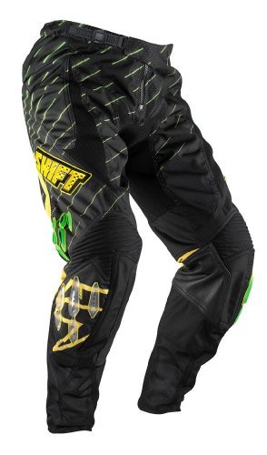 NEW Shift Racing FACTION ARCADE MX Pants GREEN Pant All Sizes 04366 Pants & Chaps Motoworks 51-1000