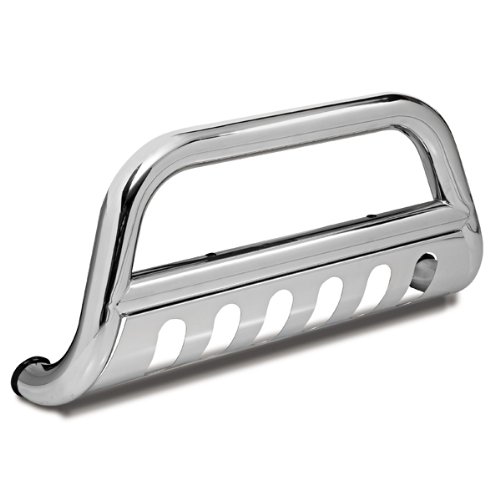 Outland 82501.01 3 Stainless Steel Bull Bar with Stainless Steel Skid Plate Body Outland Automotive 82501.01