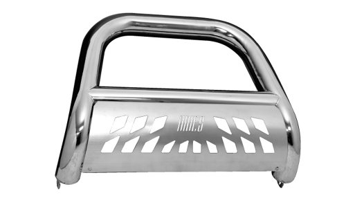 Aries 45-2004 Stainless Steel Big Horn Bar with Skid Plate Bumper Guards Aries Automotive 45-2004