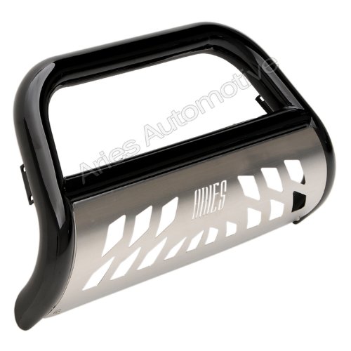 Aries B35-5001 Black Bull Bar with Skid Plate Bumper Guards Aries Automotive B35-5001